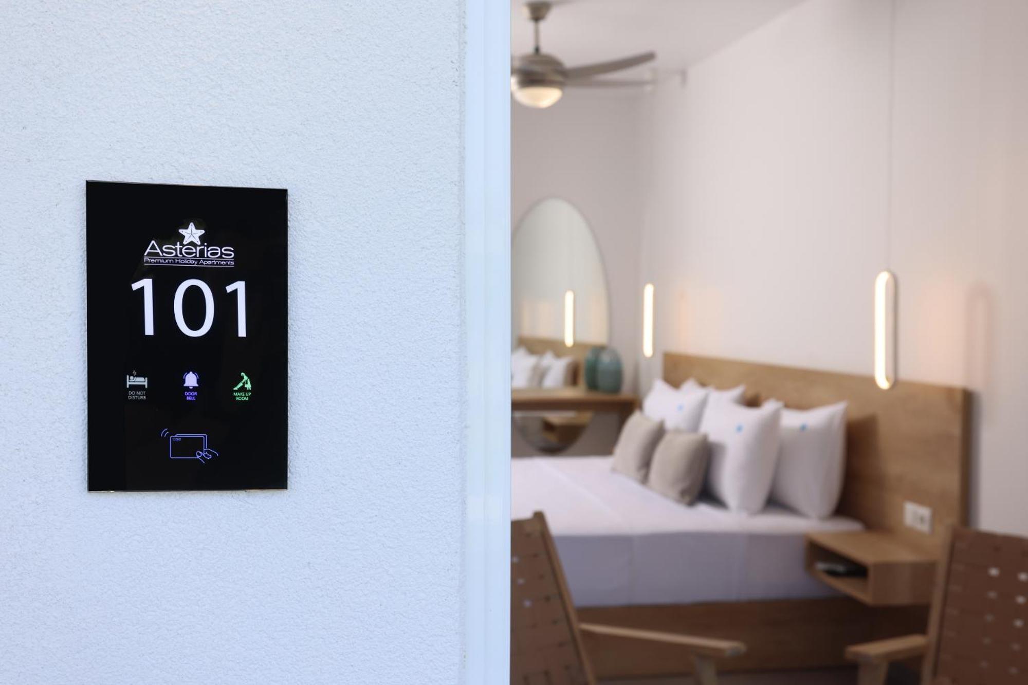Asterias Premium Holiday Apartments Pefkochori Bagian luar foto