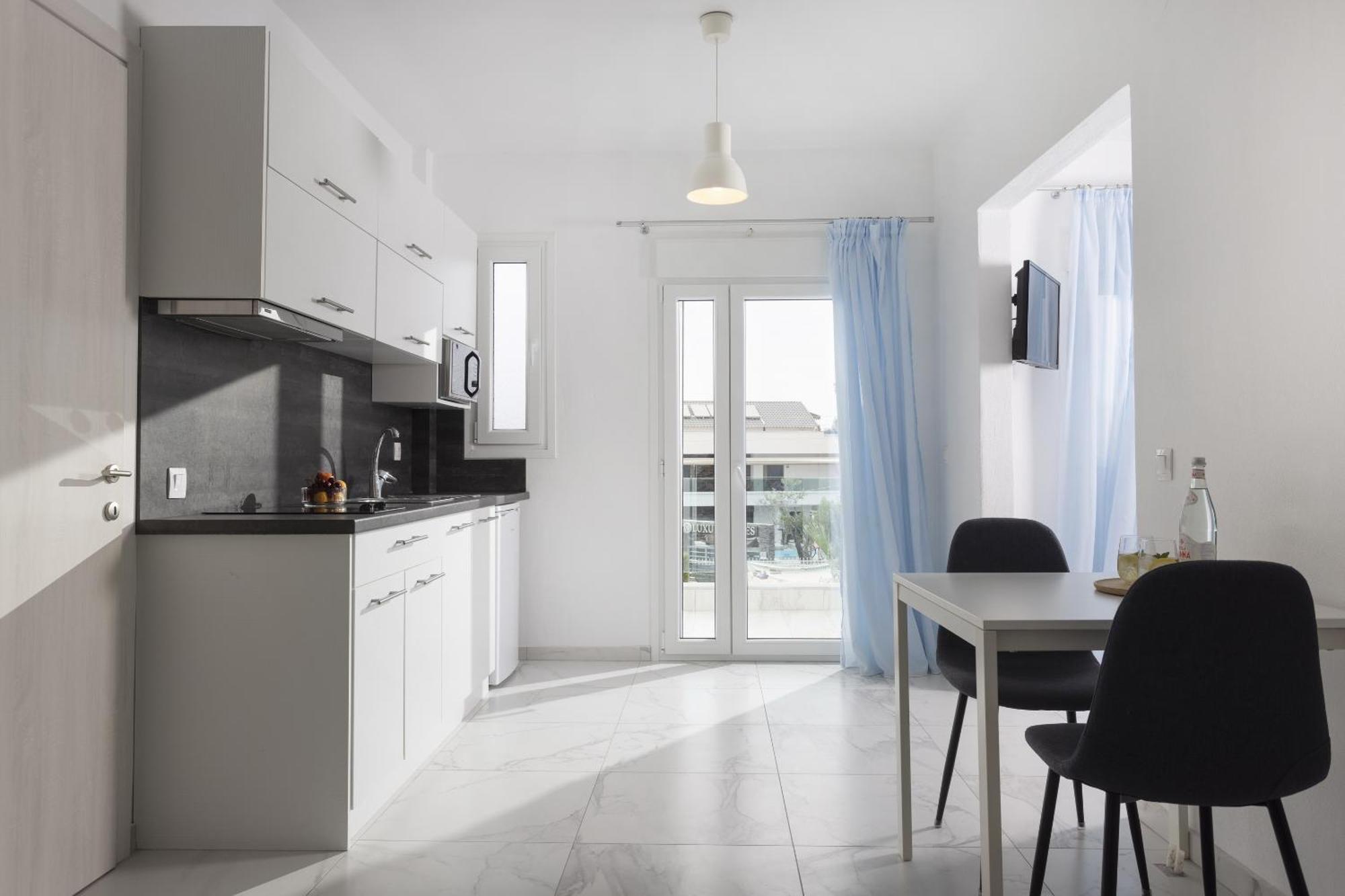 Asterias Premium Holiday Apartments Pefkochori Bagian luar foto