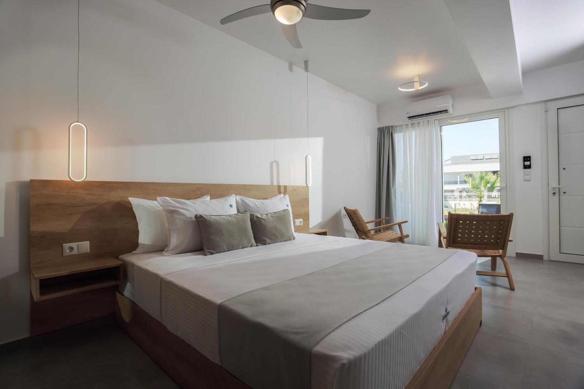 Asterias Premium Holiday Apartments Pefkochori Bagian luar foto