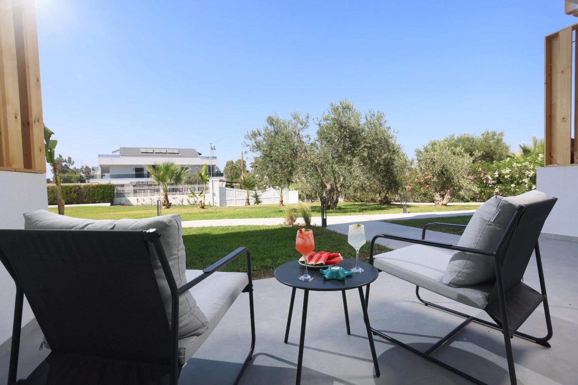 Asterias Premium Holiday Apartments Pefkochori Bagian luar foto